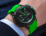 image, Jacob & Co. Epic X Chrono 44 mm - Black Titanium - Green Inner Ring