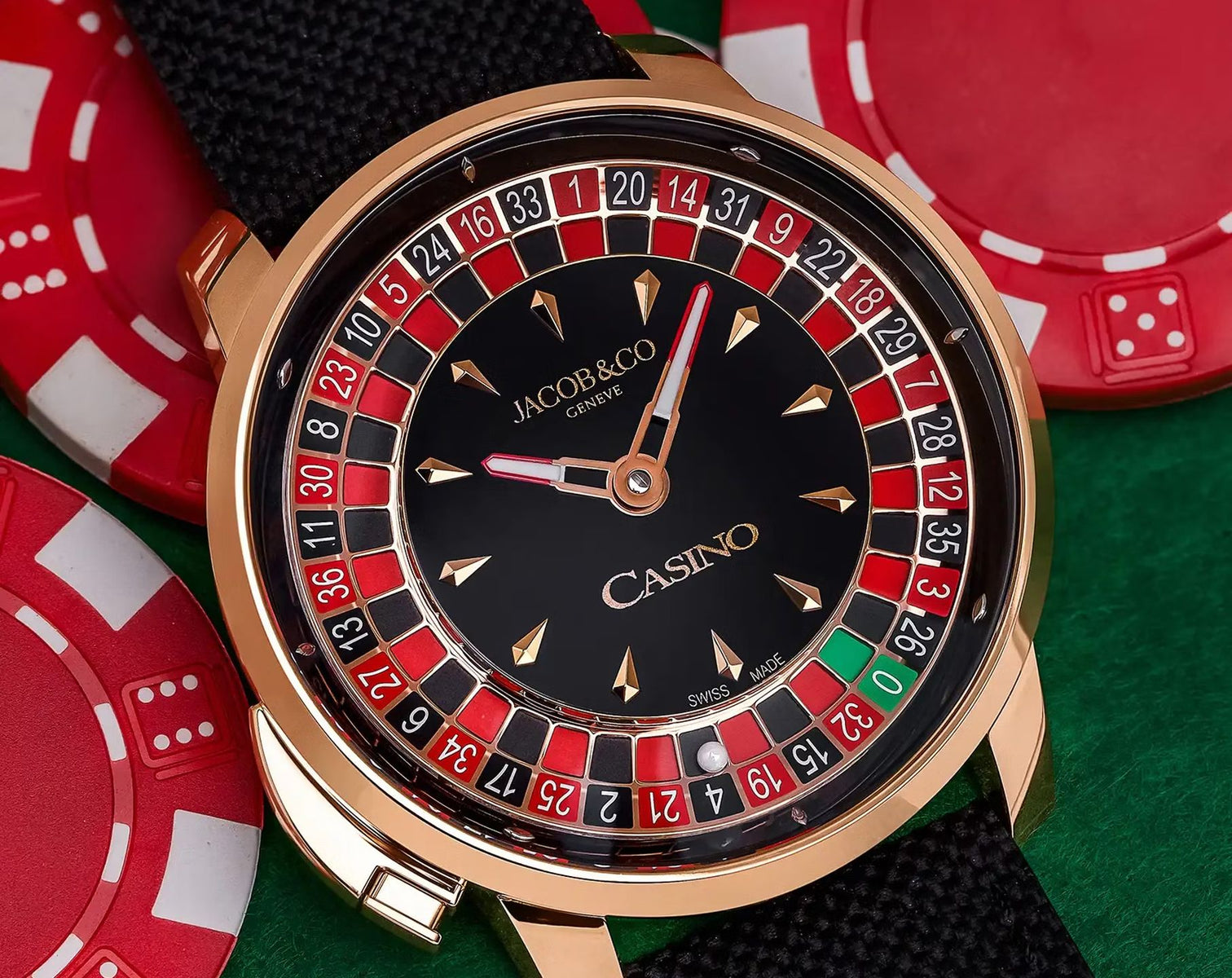 Jacob & Co. Casino Tourbillon Rose Gold