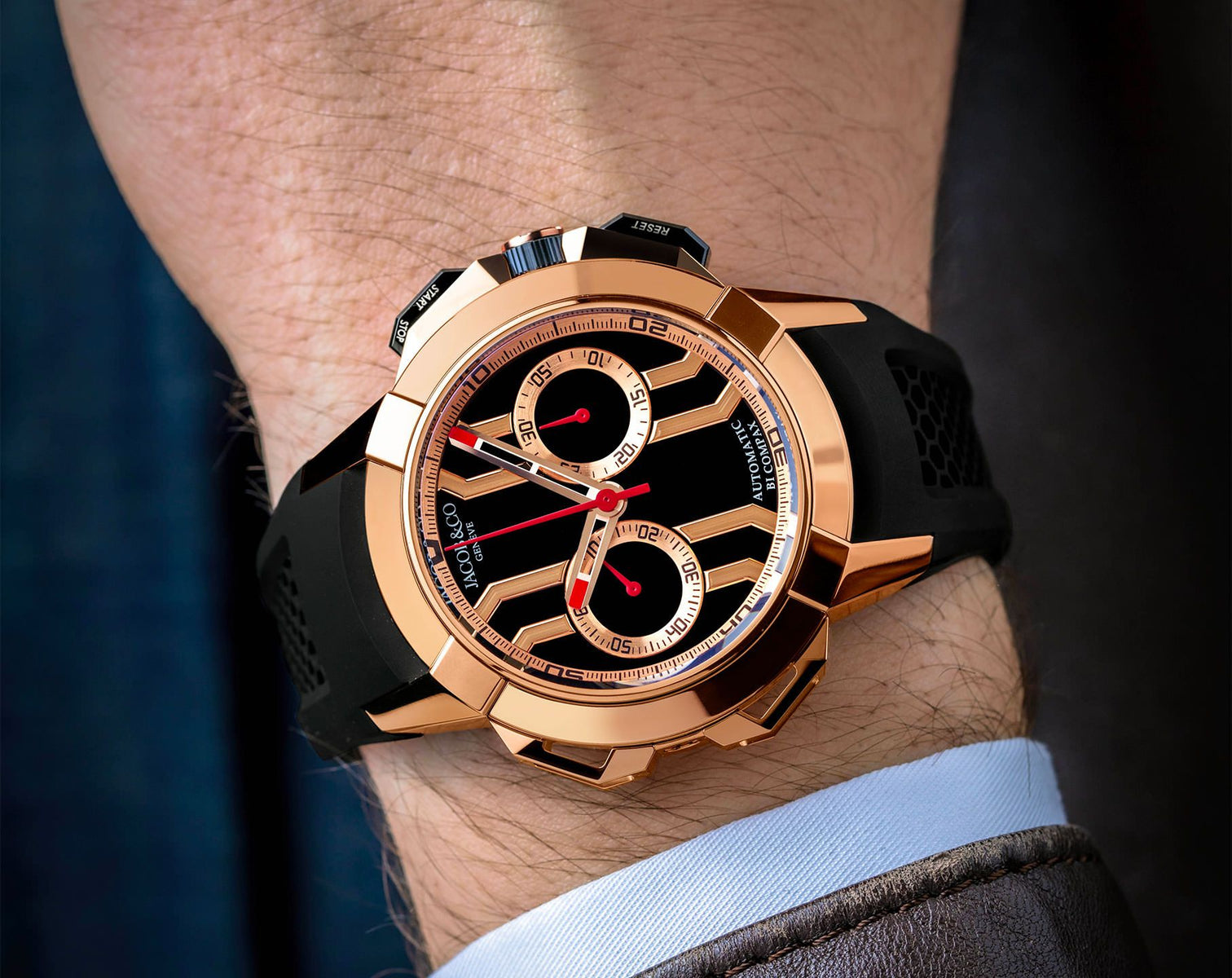 Jacob & Co. Epic X Chrono 44 mm Rose Gold