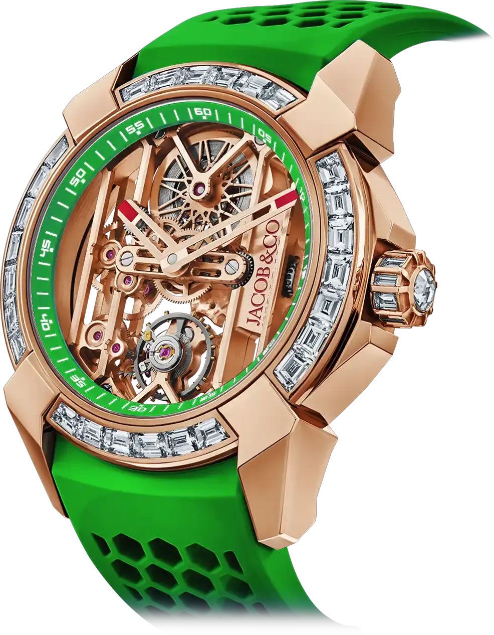 Jacob & Co. Epic X Baguette Green