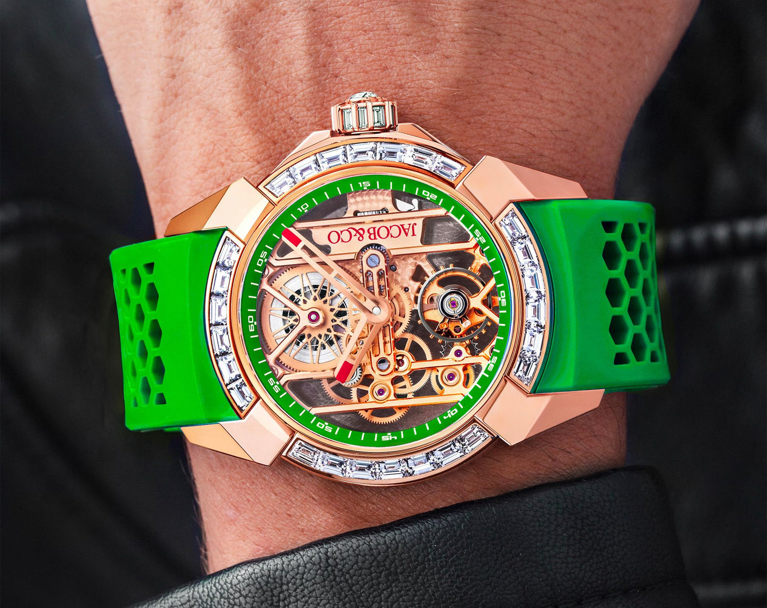 Jacob & Co. Epic X Baguette Green