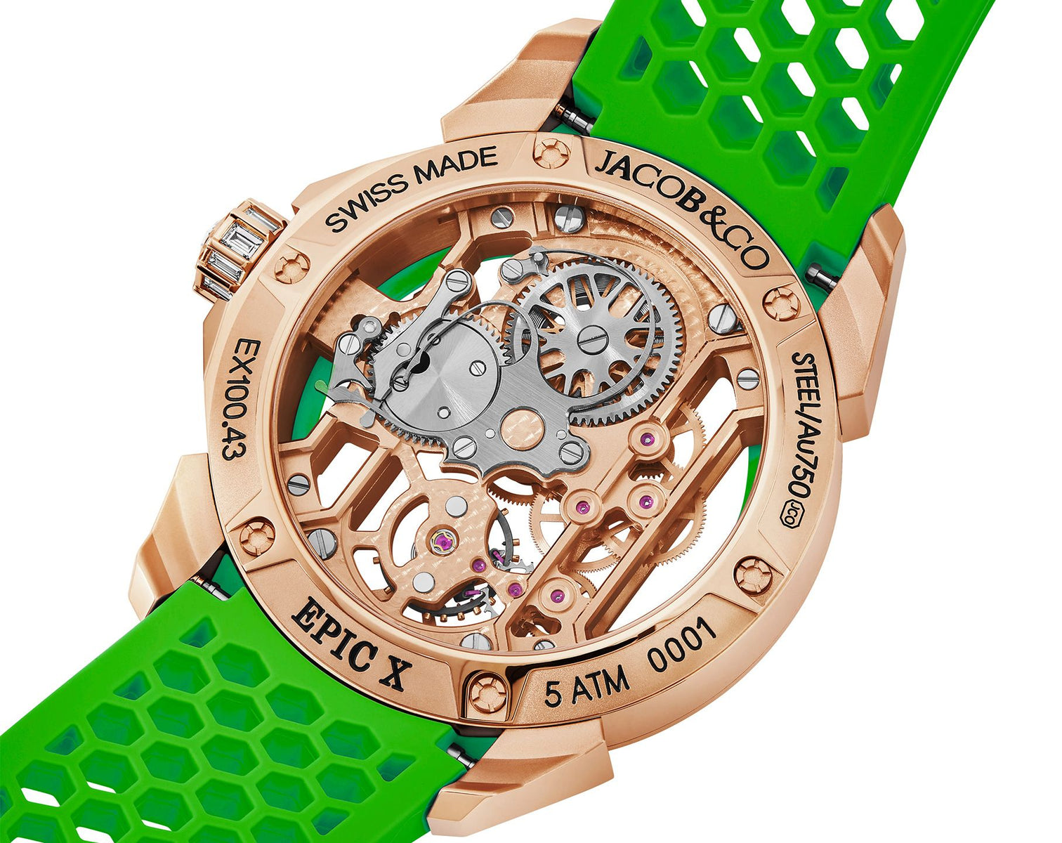Jacob & Co. Epic X Baguette Green