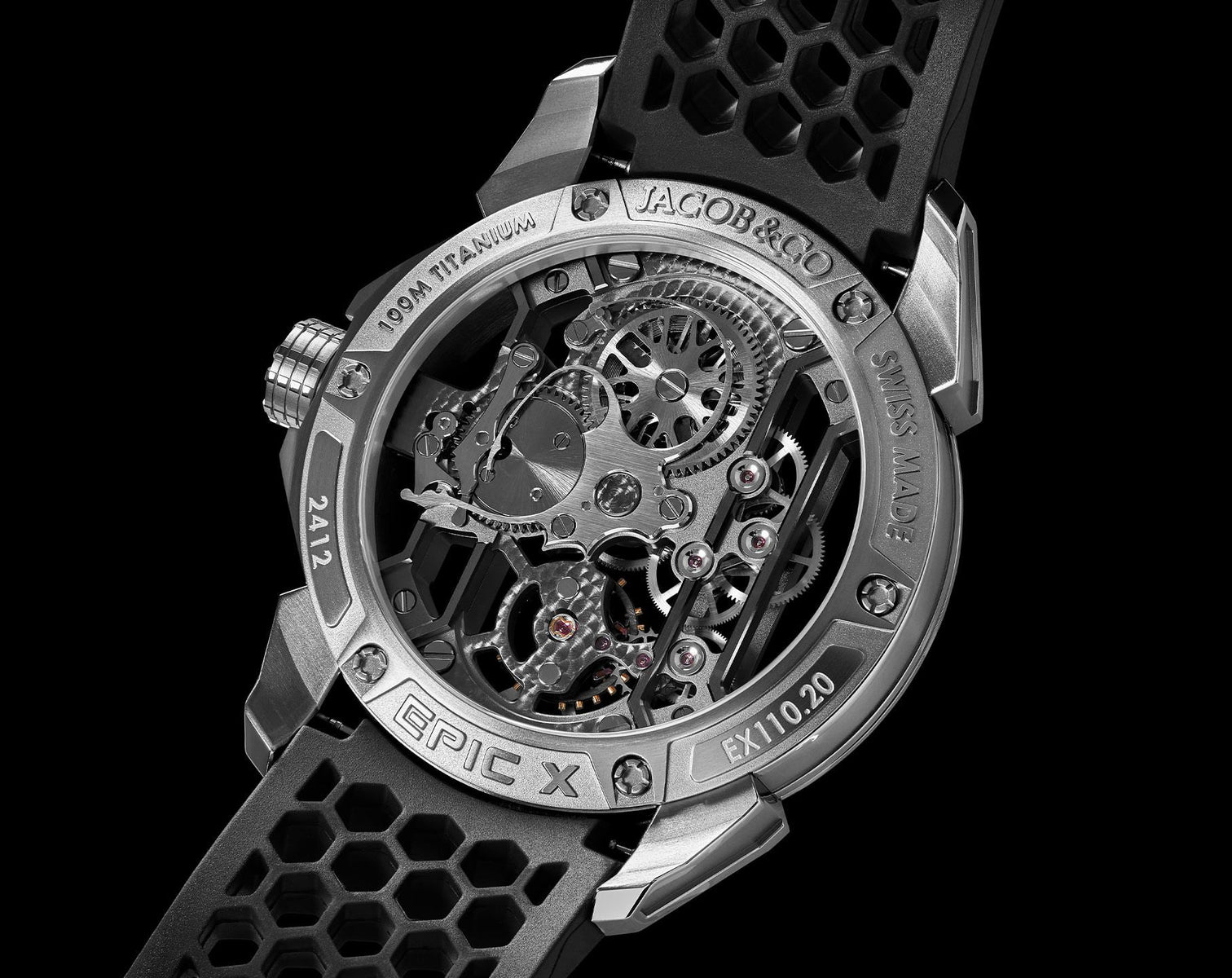 Jacob & Co. Epic X Titanium (Black Neoralithe Inner Ring)
