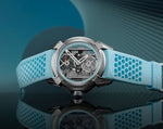 image, Jacob &amp; Co. Epic X Titanium Powder Blue Neoralithe Inner Ring (Wonders of India Edition)