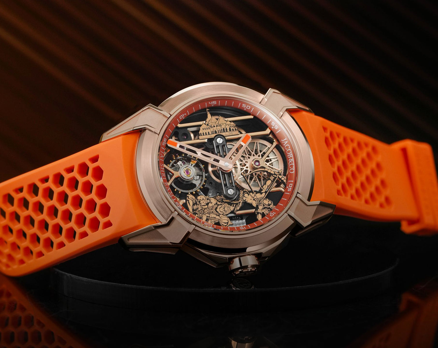 Jacob & Co. Epic X Ram Janmabhoomi Rose Gold Special Edition