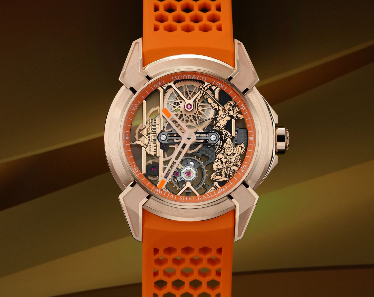Jacob & Co. Epic X Ram Janmabhoomi Rose Gold Special Edition