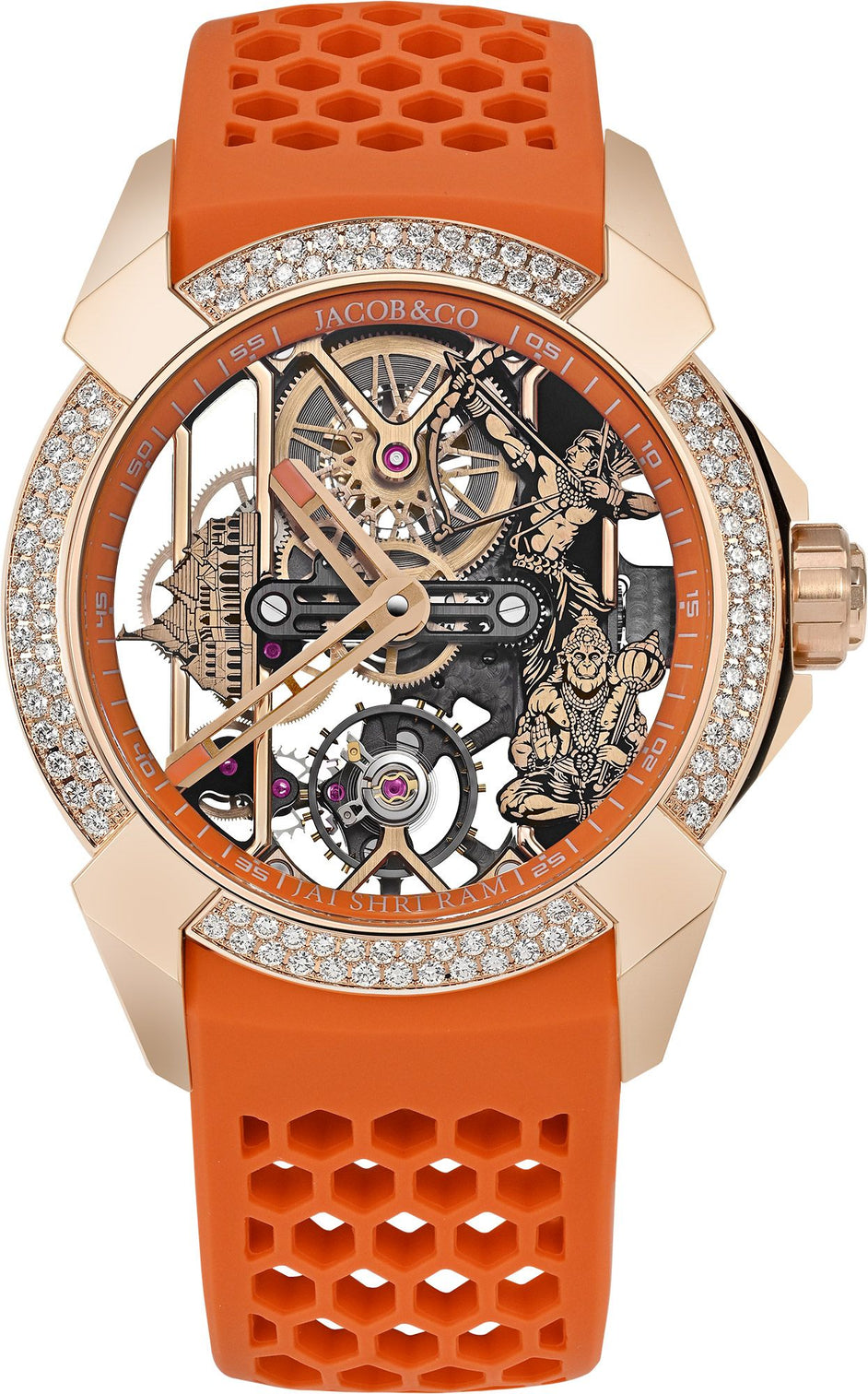 Jacob & Co. Epic X Ram Janmabhoomi Rose Gold Edition