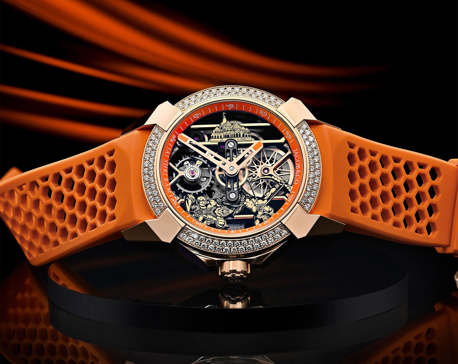 Jacob & Co. Epic X Ram Janmabhoomi Rose Gold Edition