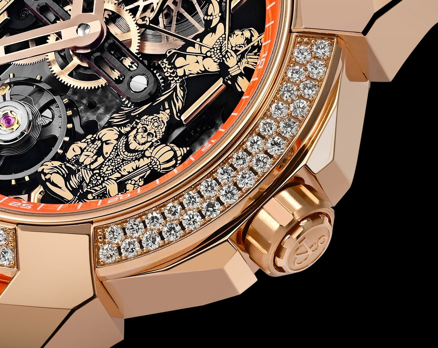 Jacob & Co. Epic X Ram Janmabhoomi Rose Gold Edition