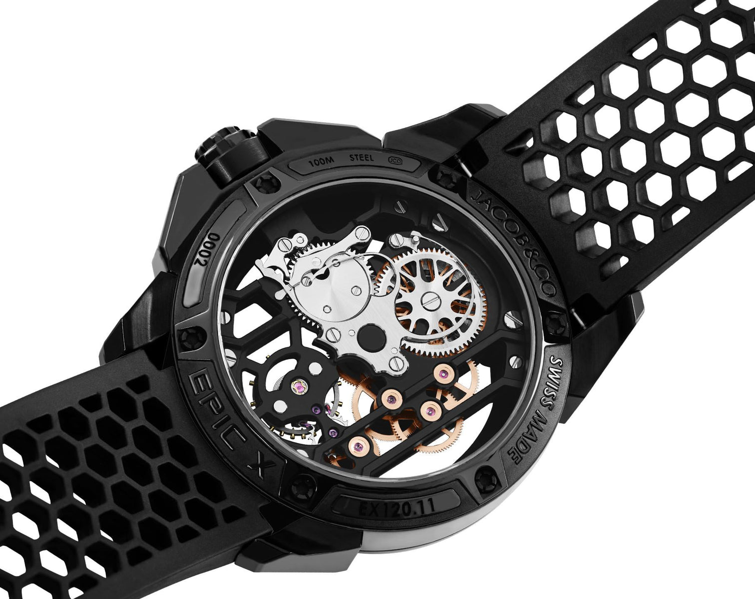 Jacob & Co. Epic X Bridges Black Steel (Black)