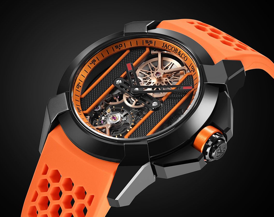Jacob & Co. Epic X Bridges Black Steel (Orange)