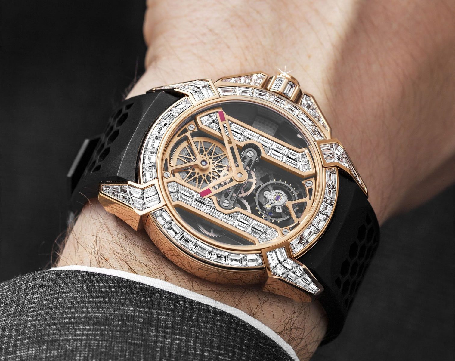Jacob & Co. Epic X Baguette Rose gold