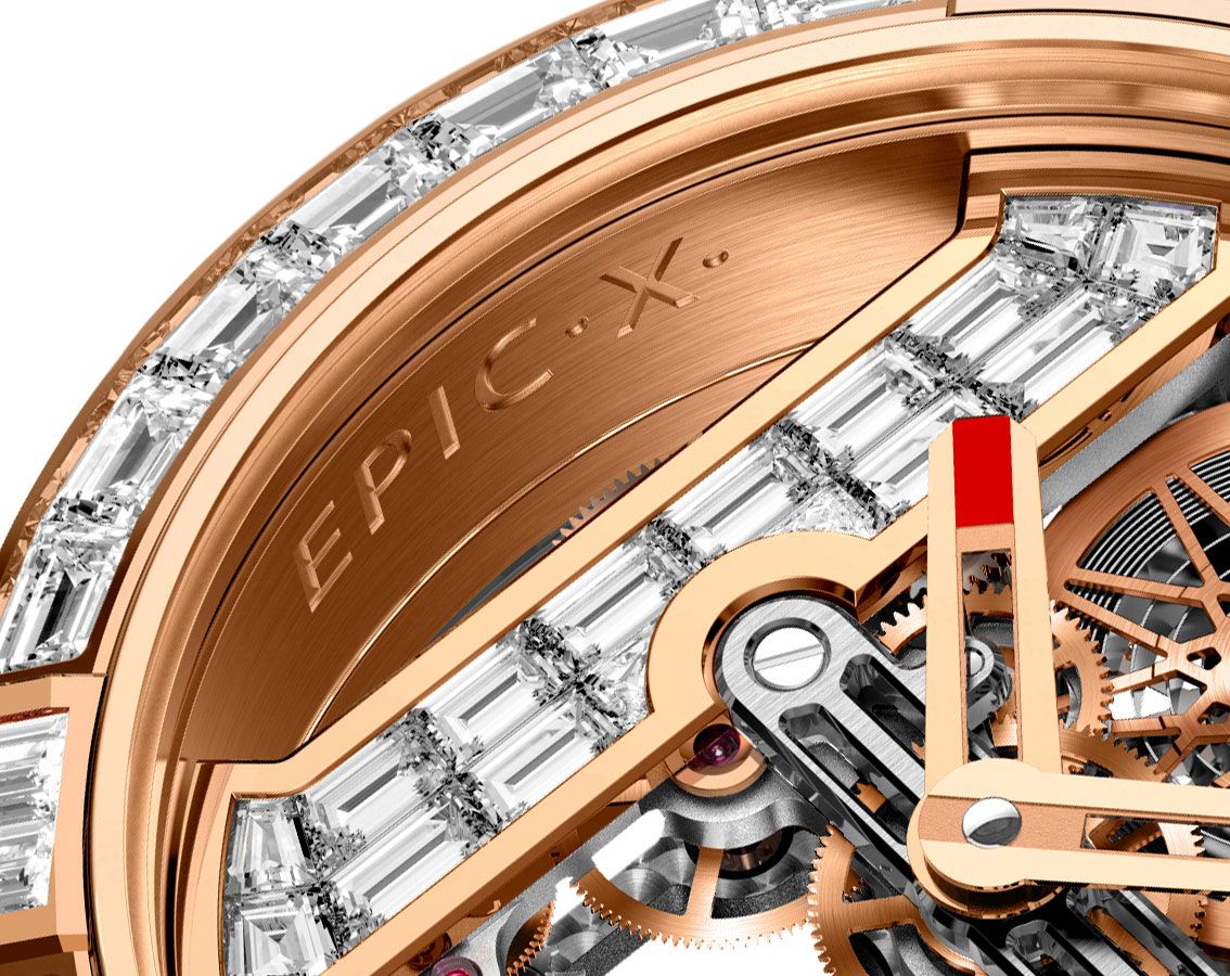 Jacob & Co. Epic X Baguette Rose gold