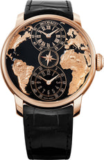 image, Jacob &amp; Co. The World Is Yours Dual Time Zone Black