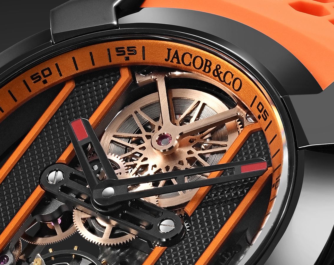 Jacob & Co. Epic X Bridges Black Steel (Orange)
